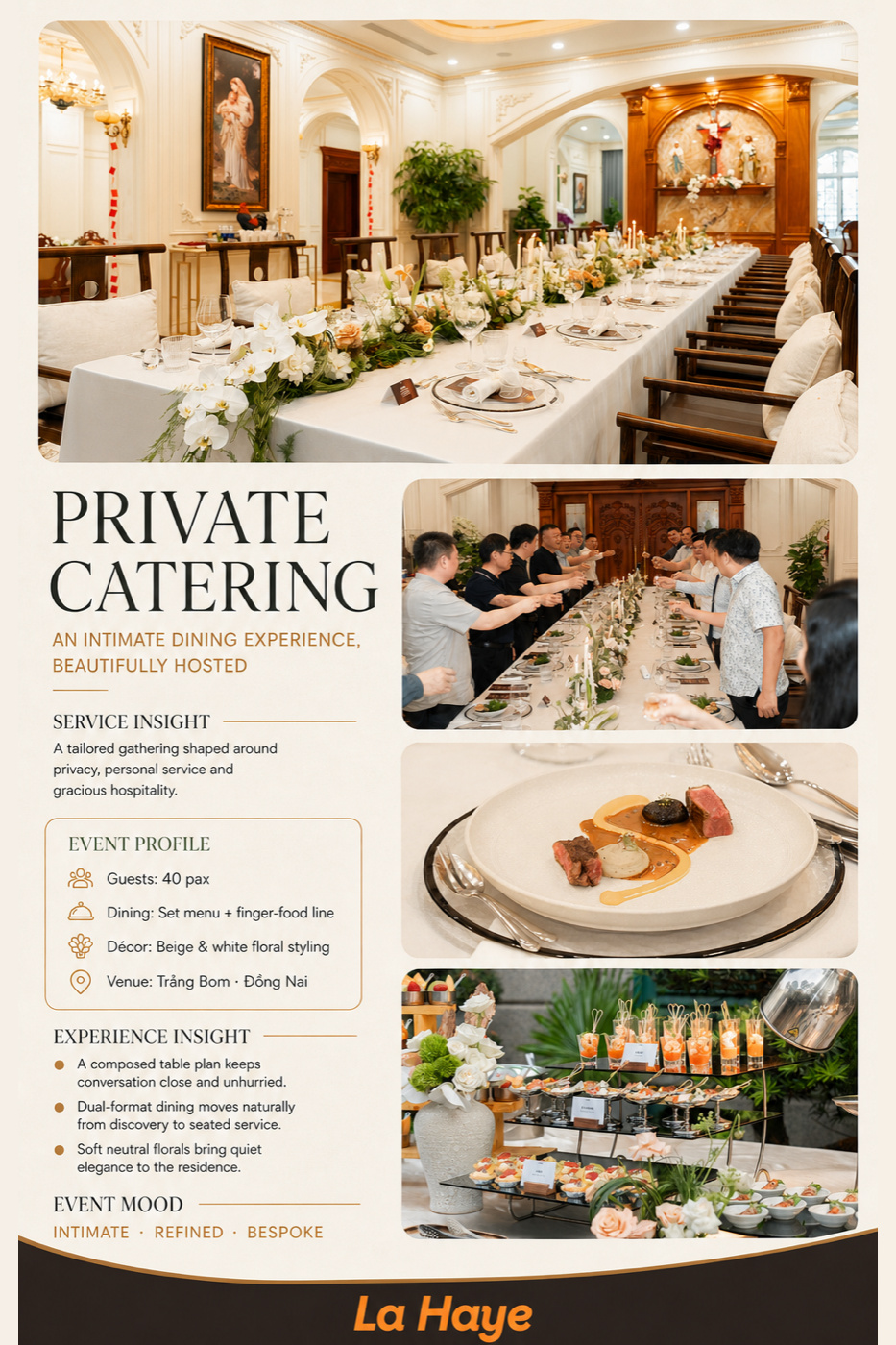 CATERING RIÊNG — La Haye