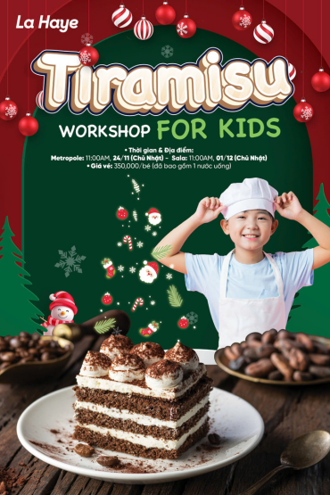 TIRAMISU WORKSHOP FOR KIDS | LA HAYE SALA