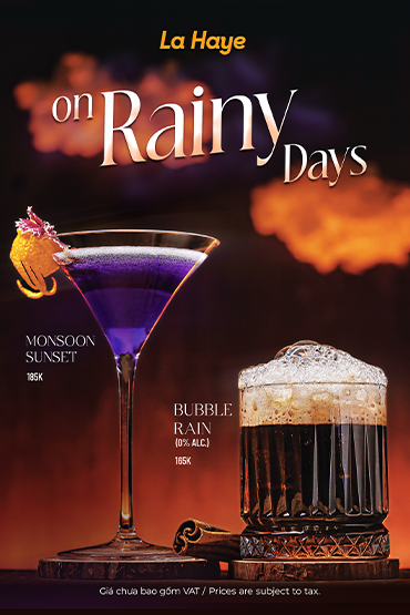 ON RAINY DAYS - SEASONAL DRINKS